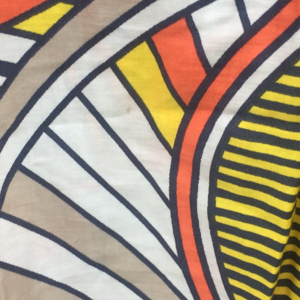 Gsus geometric print light cotton tunic - size L - Picture 8 of 8